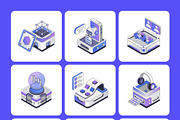 70 AI Isometric illustrations, a Technology Illustration by Vectors Market (Thumbnail 11 of 11)
