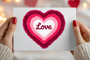 Latch Hook Valentine Heart Png, an Illustration by Canvas Craft (Thumbnail 4 of 6)