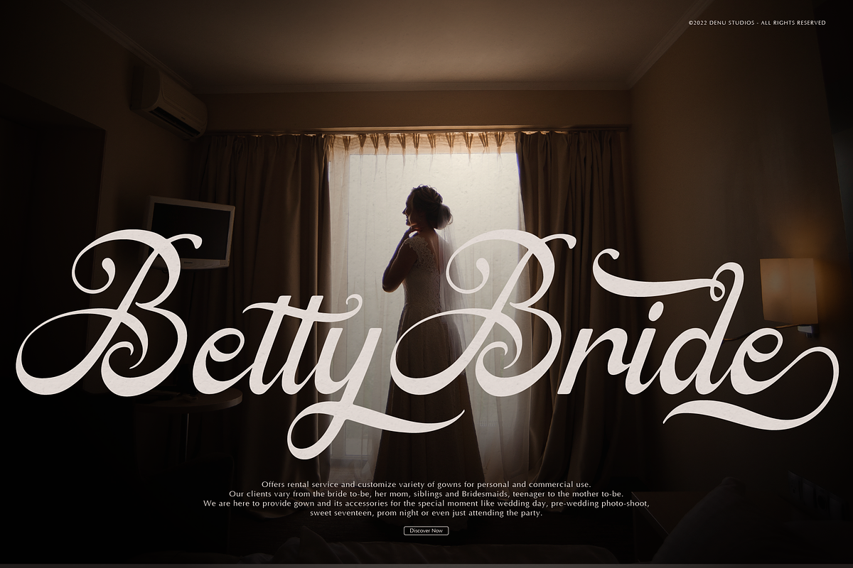 Ratfeylino | Elegant Calligraphy, a Script Font by Denustudios (Photo 8 of 12)