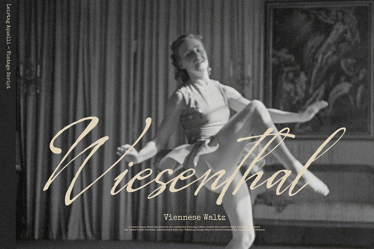 Leirtag Aquelli | Vintage Script, a Script Font by Denustudios (Photo 8 of 15)