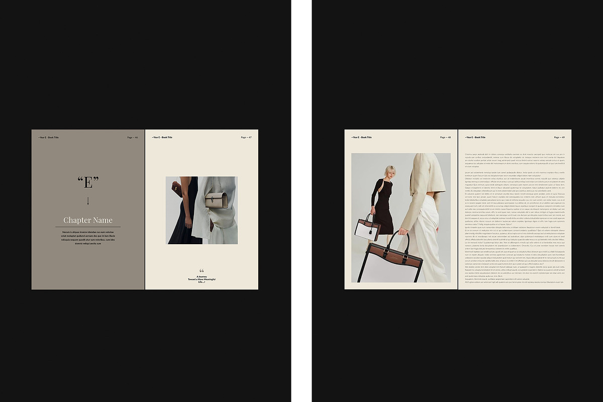 Digital E-Book Design Template, a Magazine Template by TemplateFolio-Shop (Photo 19 of 28)