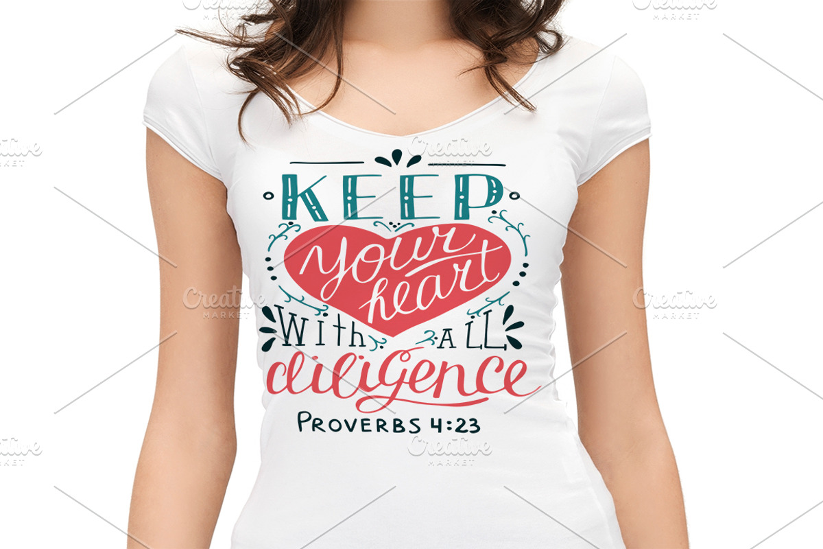 BUNDLE 62 colorful BIBLE VERSES, an Education Illustration by Ola-la-la (Photo 12 of 16)