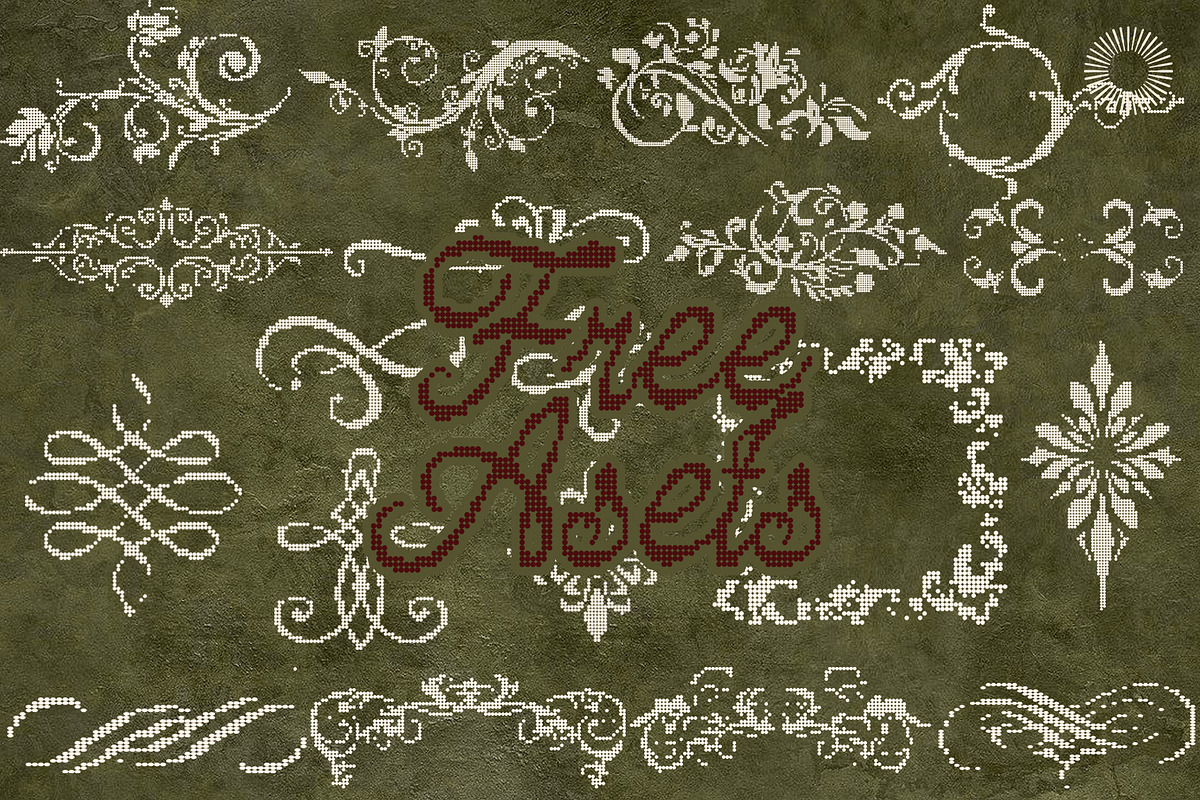 Dotted Knit - Embroidery Script, a Script Font by Setara Langit CreativeStd (Photo 9 of 12)