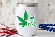 Weed Cannabis Sticker Marijuna Set, an Object Graphic by FiveStarCrafting (Thumbnail 4 of 8)