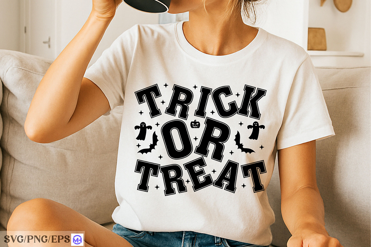 Trick or Treat SVG, Classic Hallowee, a Graphic by mh_arif (Photo 3 of 4)