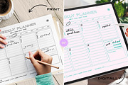 TIME MANAGEMENT_WEEKLY Planner Set, a Stationery Template by GoodNess Graphics (Thumbnail 2 of 8)