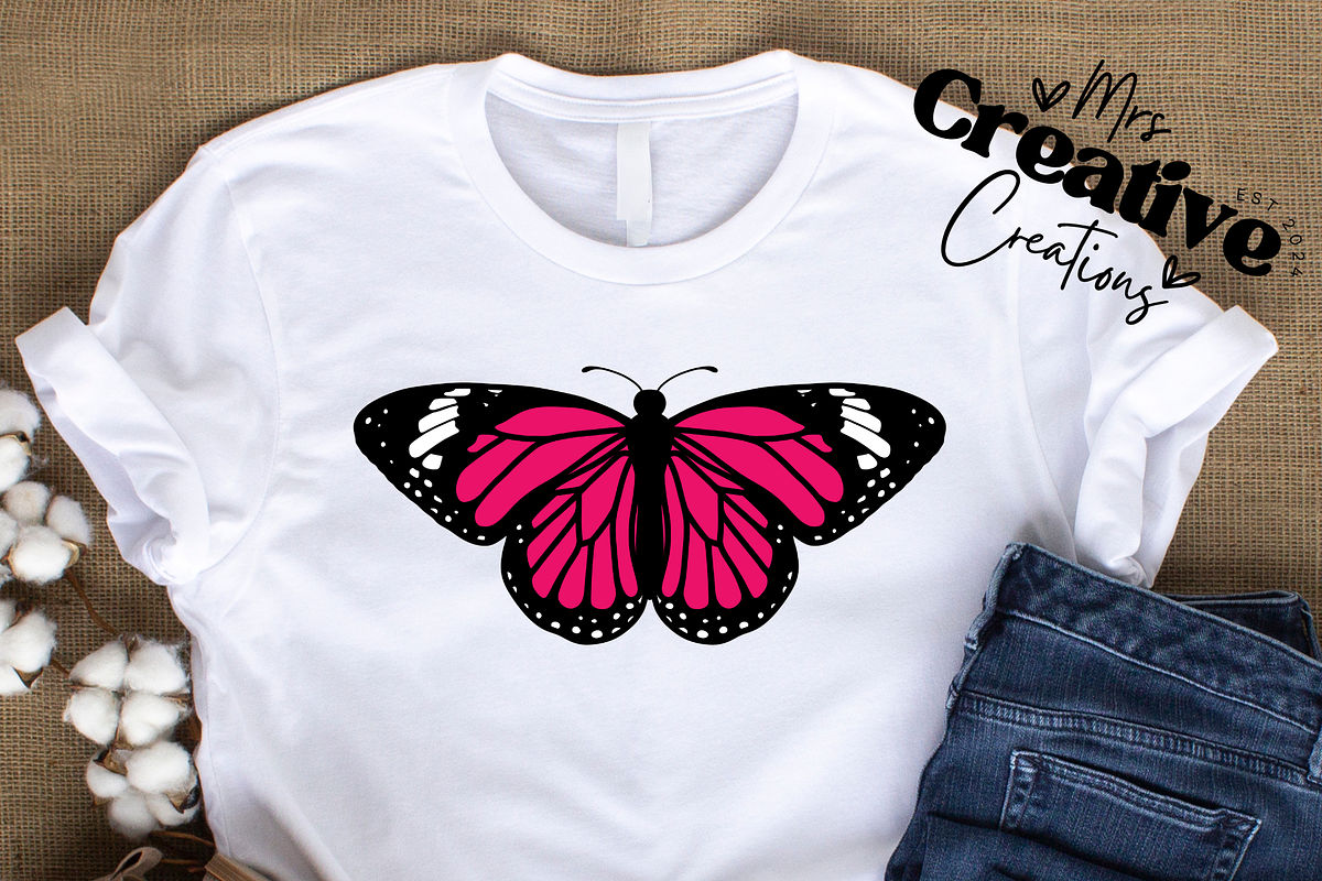 Colorful Butterfly Bundle Clipart, a Graphic by Mrs. Creative Creations (Photo 3 of 7)