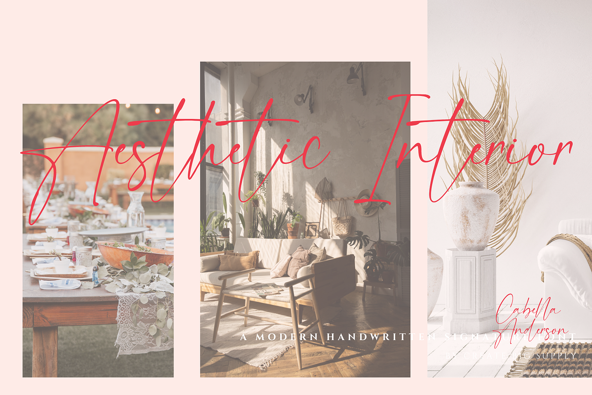 Cabella Anderson - Elegant Signature, a Handwritten Font by CreateBigSupply (Photo 9 of 10)