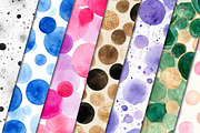Colorful Dot Digital Paper Pack, a Pattern Graphic by Black Bird Studio (Thumbnail 2 of 6)