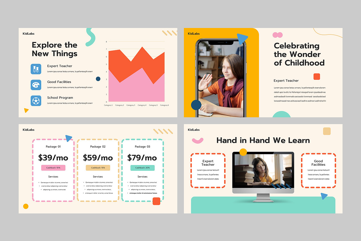 KIDLABS - Kids Education Powerpoint, a Presentation Template by rgbryand (Photo 5 of 9)