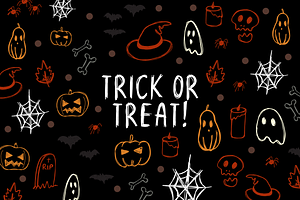 VOODOO Scratchy Halloween Font