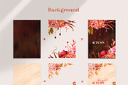 Bright Autumn Watercolor Clipart, an Illustration by Julia M. Watercolor (Thumbnail 11 of 12)