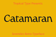 Catamaran - Vintage Font, a Serif Font by Tropical Type (Thumbnail 1 of 9)
