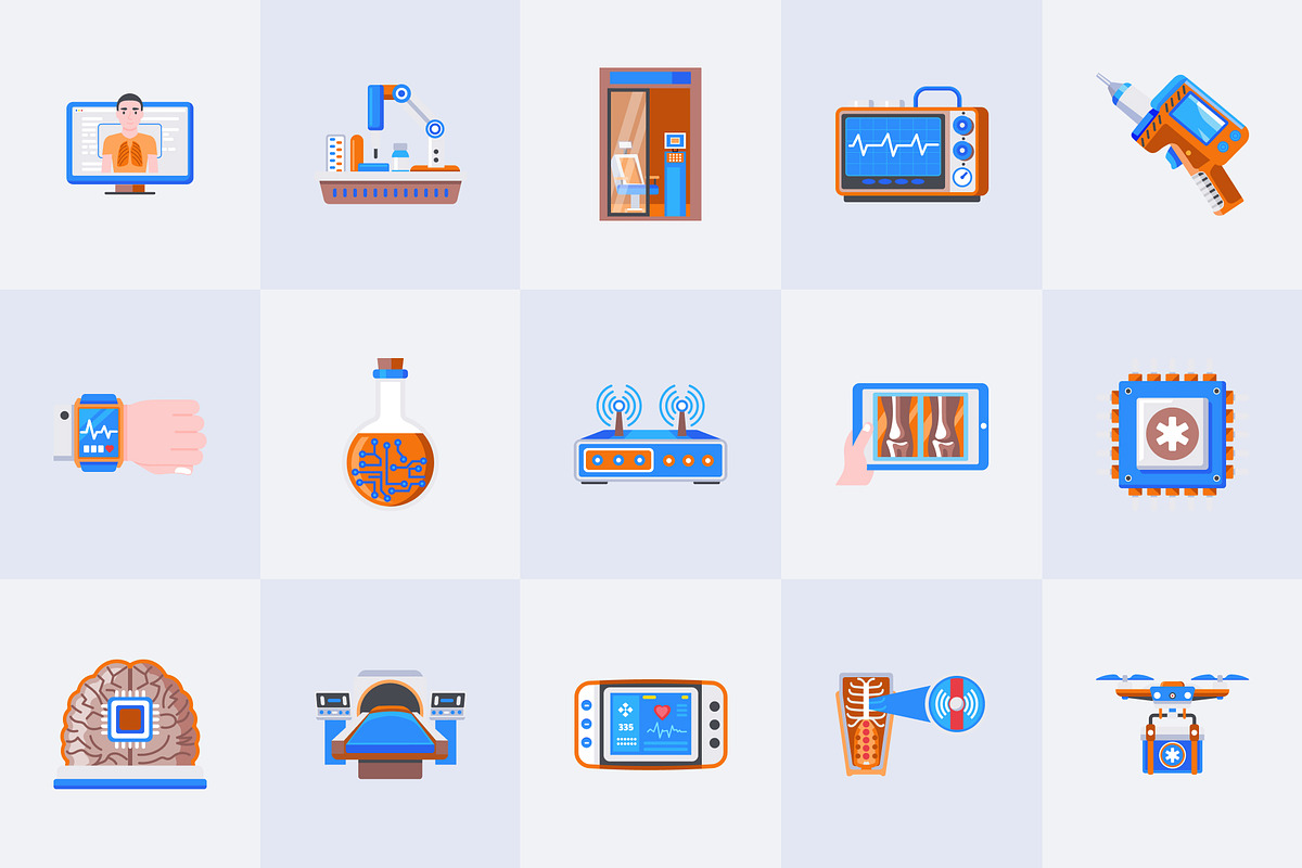 Medical Engineering Icon Set, an Emoji Icon by Creative Stall (Photo 6 of 6)