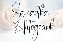 Samantha Autograph | Script Font
