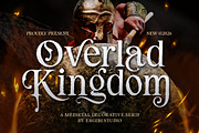 Overlad Kingdom - Decorative Serif, a Serif Font by ErgibiStudio (Thumbnail 1 of 10)
