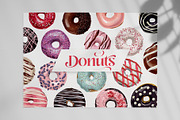 Donuts VECTOR illustrations, a Food Illustration by Natalka Dmitrova art (Thumbnail 8 of 27)