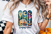 Camping Vibes Brushstroke Sublimatio, an Illustration by Sublimation Artist (Thumbnail 2 of 9)