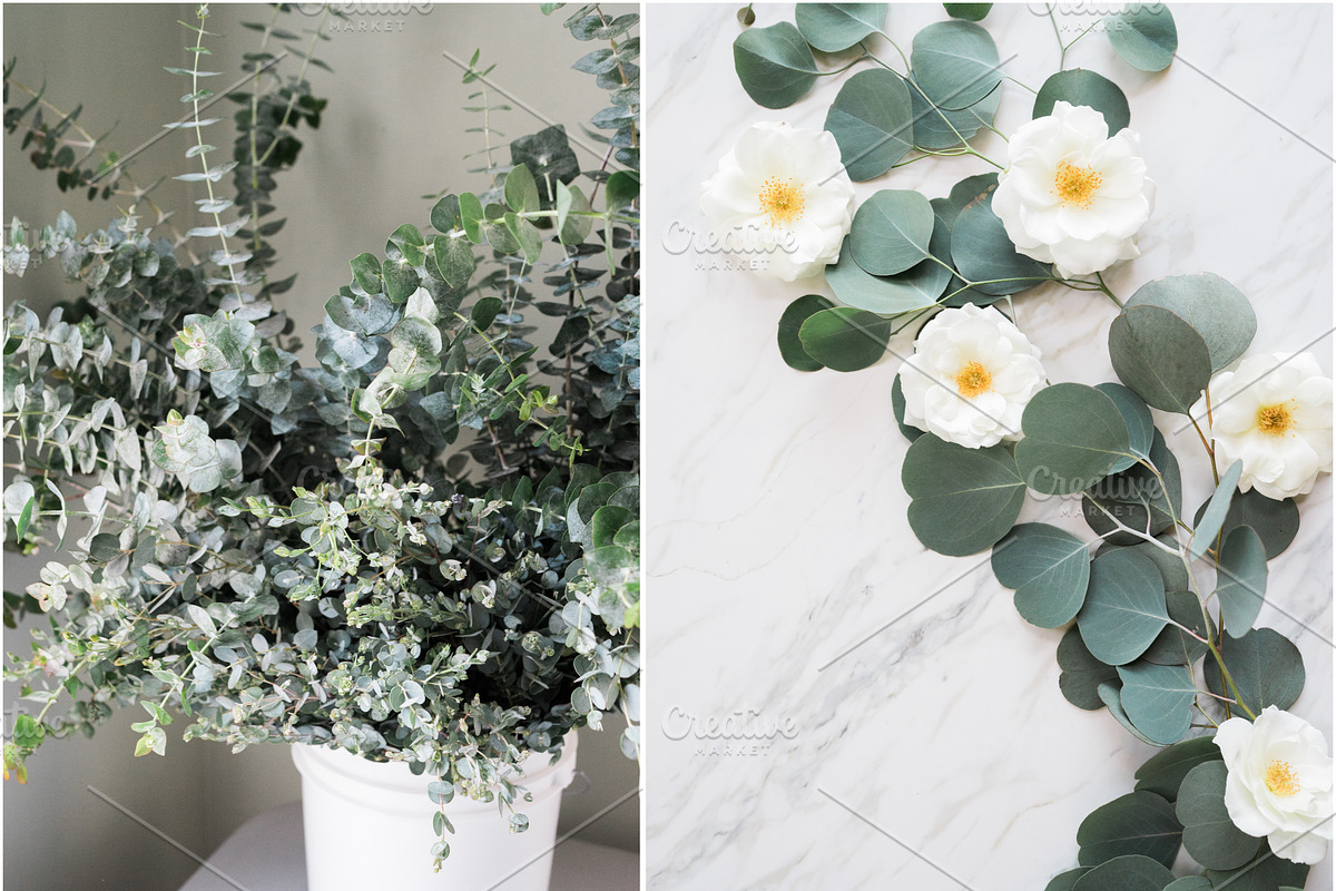 Eucalyptus Floral Mockup Bundle, a Social Media Template by LaPorte Images (Photo 6 of 14)