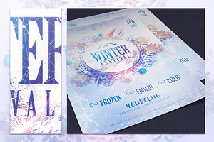 Winter Festival Flyer Template