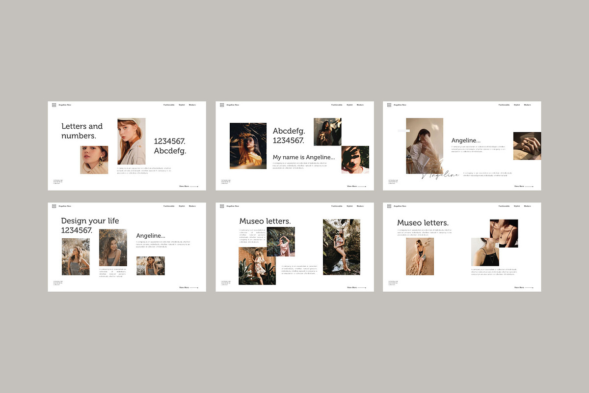 Angeline Google Slide Template, a Presentation Template by Barland Design (Photo 5 of 9)