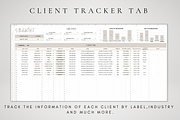 Client Tracker Google Sheets, a Templates & Theme by BRANDcontent (Thumbnail 2 of 8)