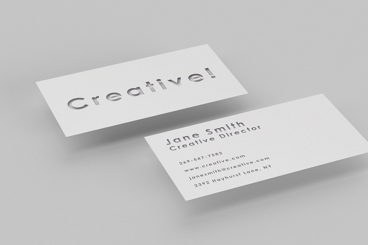 Engraved Business Card Bundle, a Business Card Template by GaiaaDesigns (Photo 2 of 6)