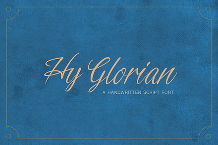 HY Glorian | Handwritten Script