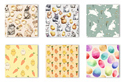 Easter Digital Paper Seamless Patter, an Illustration by CreationArt (Thumbnail 6 of 7)