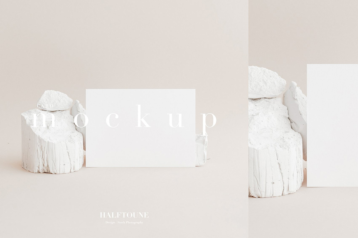 Horizontal 5x7 Greeting Card Mockup, a Mockup by HALFTOUNE (Photo 1 of 4)