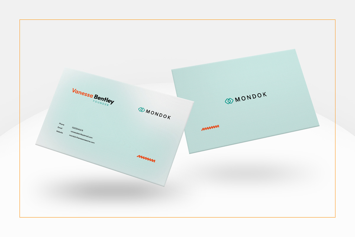 Business Card - Mondok 1, a Business Card Template by Themes Awesome (Photo 2 of 3)