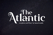 The Atlantic//Modern Serif Font, a Serif Font by HanzelSpace Studio (Thumbnail 1 of 11)