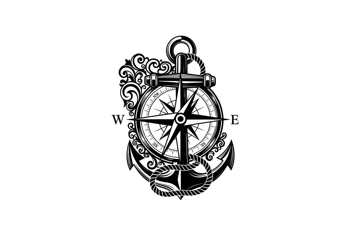 Nautical Anchor Compass Bundle, an Illustration by Creativeshirt (Photo 31 of 31)