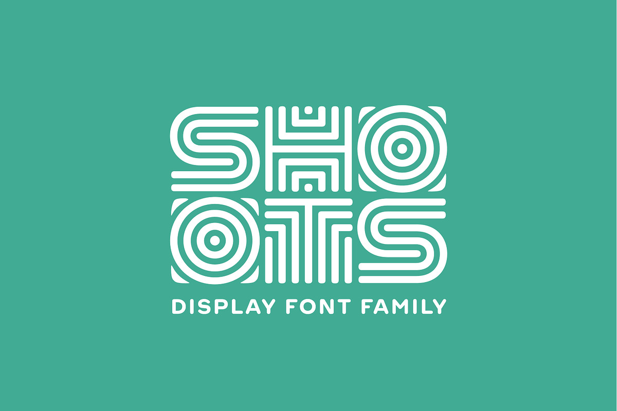 Shoots | Asian Display Font, a Font by Inlay Studio (Photo 1 of 8)