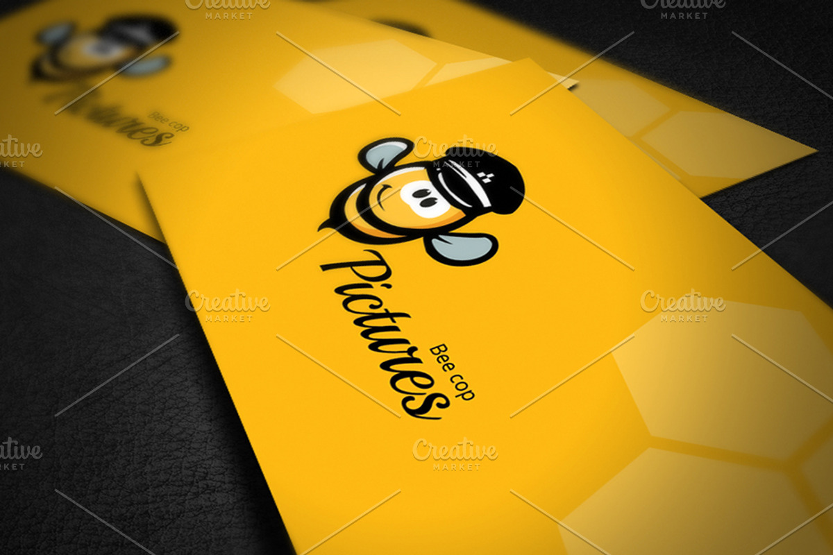 Creative Bee Business Card, a Business Card Template by Awns Creators (Photo 3 of 5)