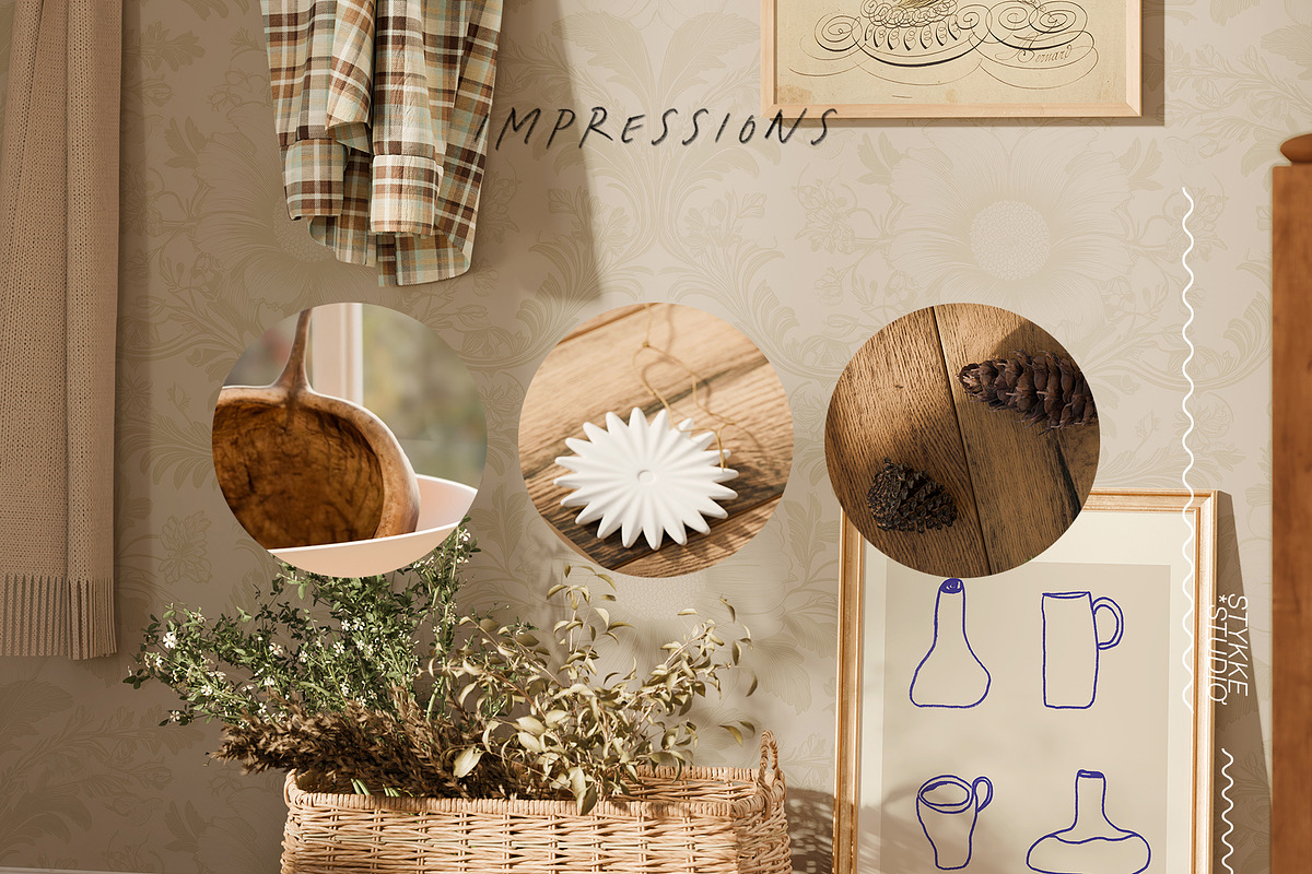 AUTUMN FARMHOUSE | frame mockup, a Household Mockup by Stykke Studio (Photo 7 of 8)