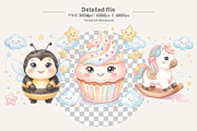 Watercolor Nursery Sublimation, an Illustration by Artnoy (Thumbnail 3 of 8)