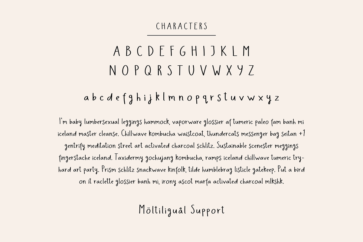 Secret Garden, a Handwritten Font by Sofia Skoog (Photo 3 of 7)
