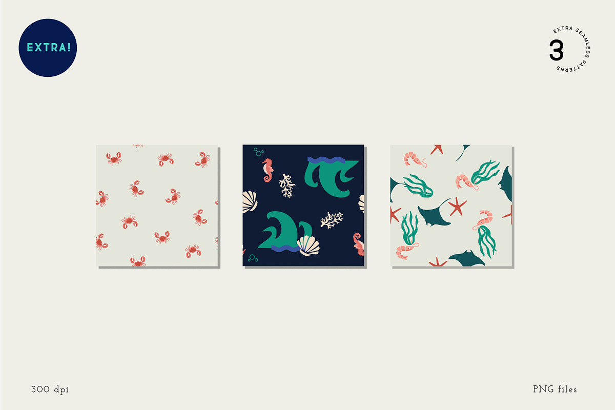 Ocean Deep Abstract Shapes, an Animal Illustration by All This Concept (Photo 10 of 13)