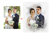 Elegant Wedding Watercolor Art, an Action Add-On by MRI STUDIO (Thumbnail 8 of 24)