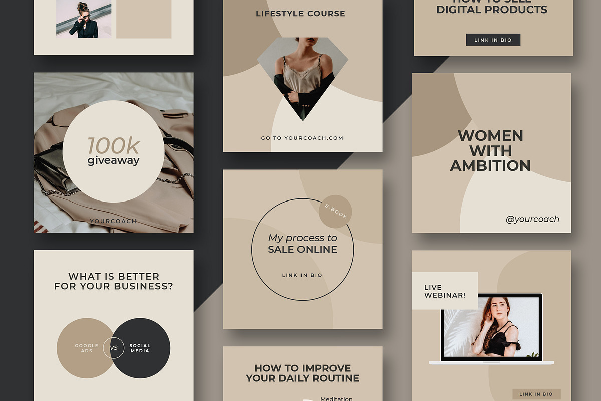 Coach Social Media Kit, a Social Media Template by Design District (Photo 21 of 21)