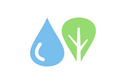 Water tree logo, a Branding & Logo Template by Vector (Thumbnail 1 of 3)