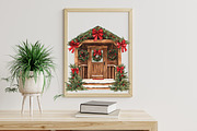 Western Cowboy Christmas Clipart, an Illustration by Libby Wishes (Thumbnail 4 of 6)