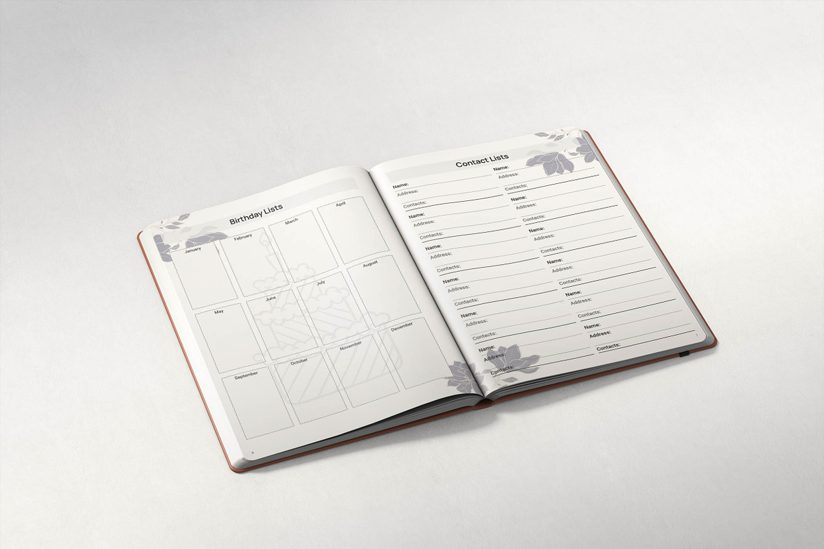 2024 Weekly Planner Notebook, a Stationery Template by Graphic Template (Photo 7 of 7)