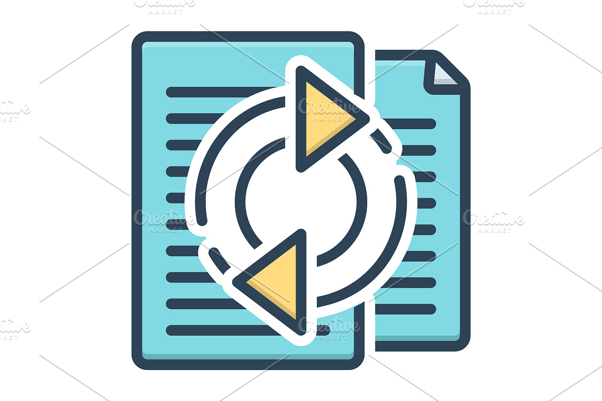 Replace put back icon, an Icon by Creative priyanka | Creative Market