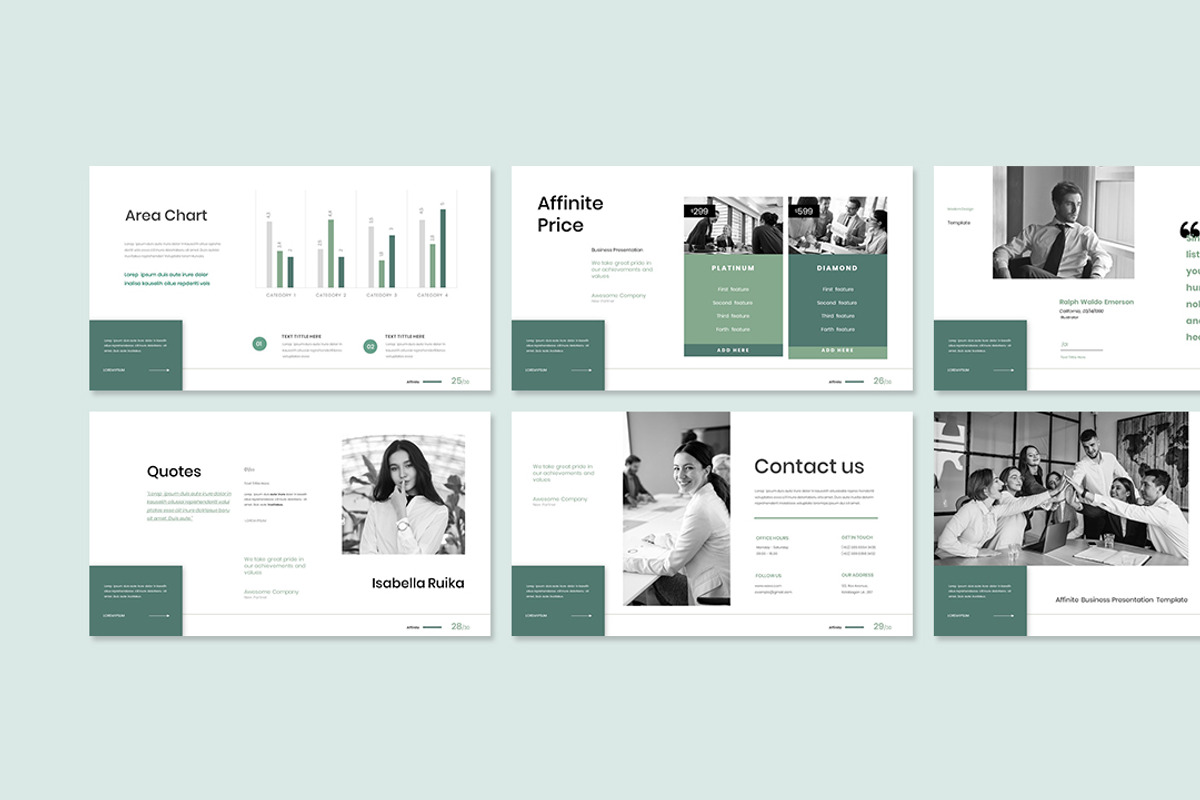 Affinite Presentation Template, a Presentation Template by Analogous Temp (Photo 5 of 5)