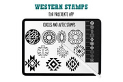 Western Procreate Brushes and Stamps, a Brushes & More by Brush Lab (Thumbnail 4 of 8)