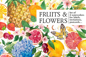 Fruits & Flowers Set