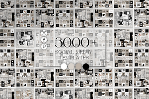Modern Social Media Bundle | Canva, a Social Media Template by BRANDcontent