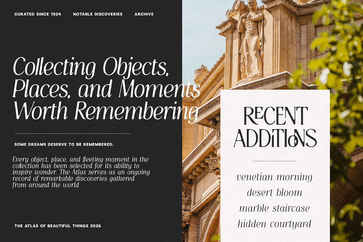 Thereon - Modern Romantic Serif Font, a Serif Font by VP Fonts (Photo 14 of 21)